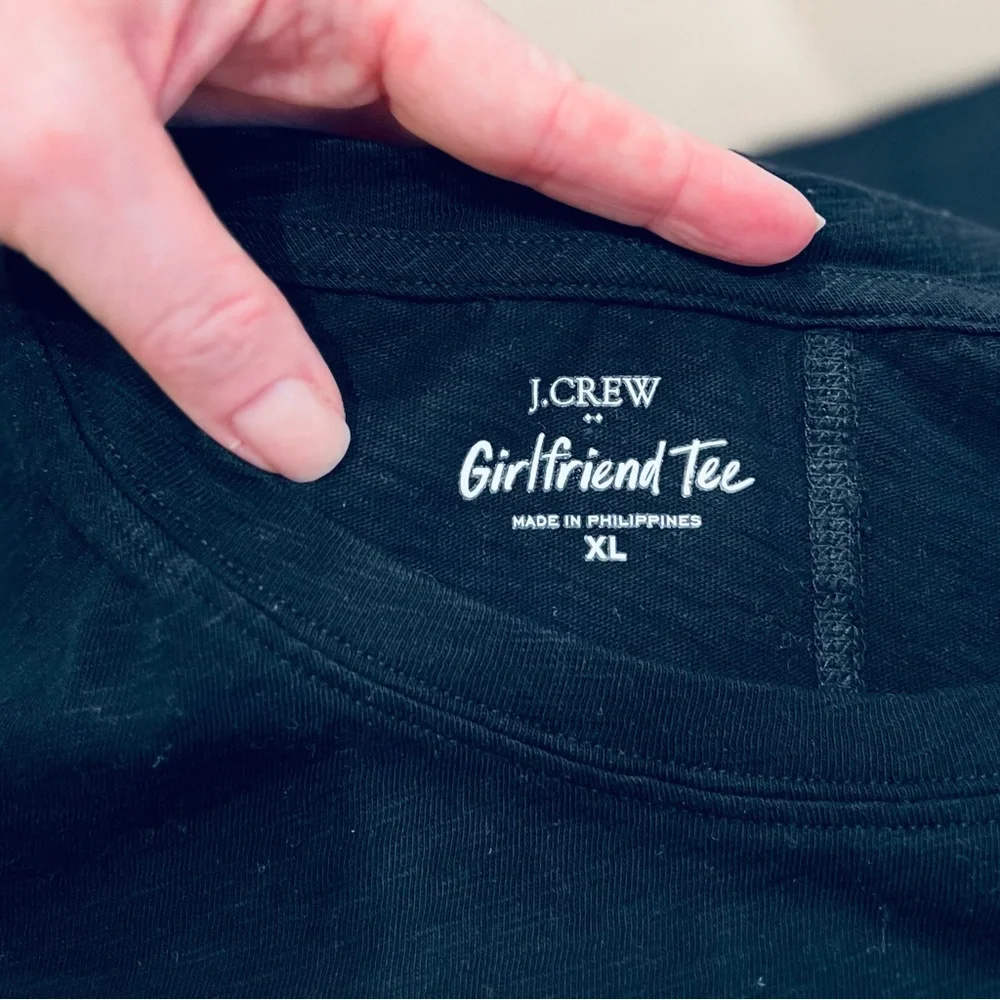 J. Crew Girlfriend Crewneck Tee - Picture 8 of 10